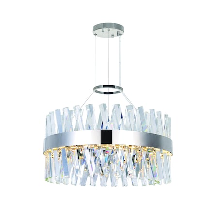 Cwi Lighting Glace LED Chandelier With Chrome Finish 1220P24-601